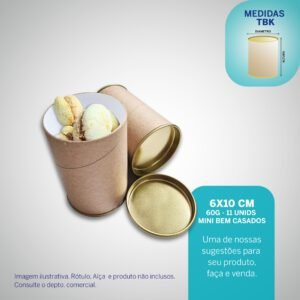 Tubolata Kraft 6×10 cm