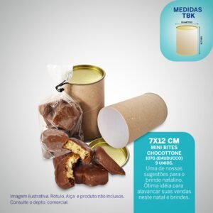 Tubolata Kraft 7×12 cm