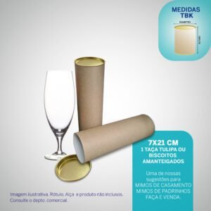 Tubolata Kraft 7×21 cm