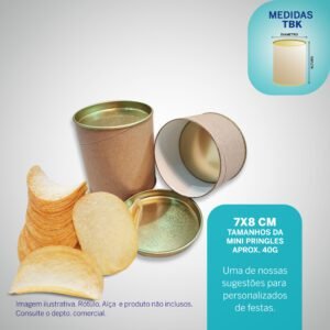 Tubolata Kraft 7×8 cm Mini Pringles