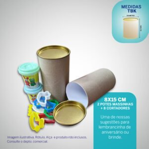 Tubolata Kraft 8x15 cm