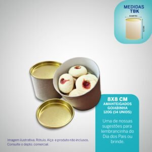 Tubolata Kraft 8x8 cm