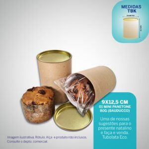 Tubolata Kraft 9X12,5 cm