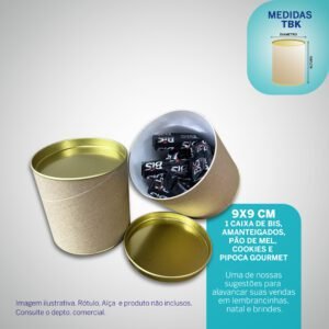 Tubolata Kraft 9X9 cm